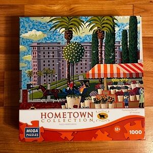 Hometown Collection Mega Puzzles Featuring the art of Heronim 1000 Pieces NIB
